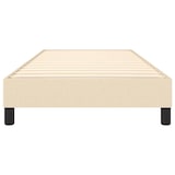 thumbnail of Décoshop26 - Sommier à lattes sur pieds cadre de lit 80x200 cm tissu crème TDL0207245