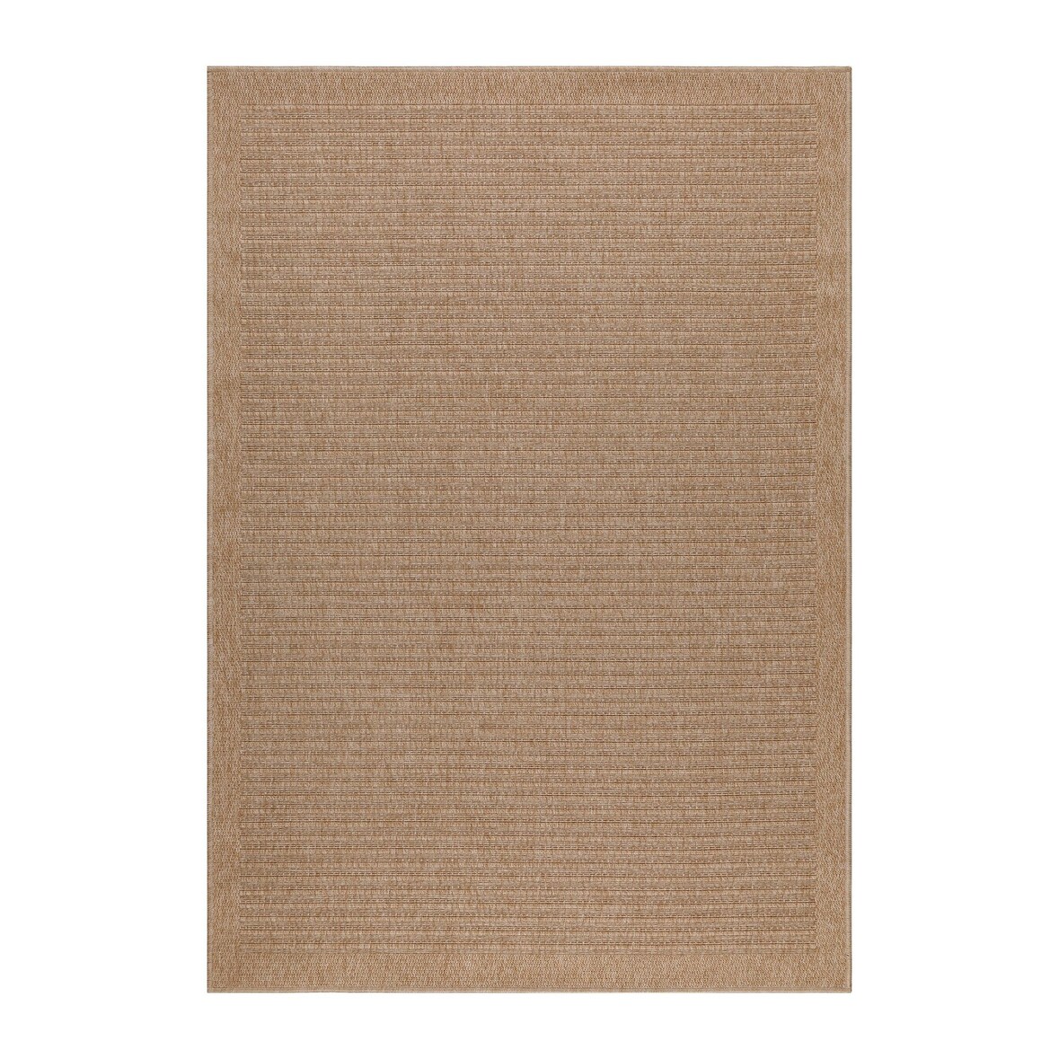 Carpetsale24 In & Outdoor Läufer Teppich 80x250 cm – Schmaler Wetterfester Teppich in Natur Jute-Optik – Ideal als Küchenläufer, Flurteppich