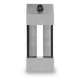 thumbnail of EBERTH Niederzugschraubstock 100 mm, Spannweite 125 mm, aus robustem Stahl, professioneller Präzisionsschraubstock für Werkstatt und Montage