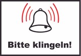 thumbnail of Bitte klingeln Schild A3 (297x420mm)