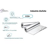 thumbnail of Alufolie 30cm lose Großrolle, 8 Rollen, 9600g, 600m, 11my, zum Warm - und Frischhalten von Lebensmittel