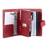 thumbnail of Ruitertassen Terminplaner A5 (20x24cm) Leder rot Terminkalender mit Systemeinlage und Kalender 1 Woche auf 2 Seiten