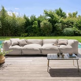 thumbnail of Salon modulable 4 places sable - Oviala