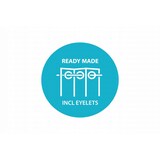 thumbnail of Larson - Luxe geweven blackout gordijn - met ringen - 1.5m x 2.5m - Donkergrijs