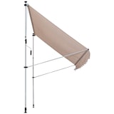 thumbnail of Outsunny Toldo Manual Retráctil 200x150 cm con Manivela de Aluminio Ángulo Ajustable Protección Solar para Terraza Balcón Jardín Patio Beige