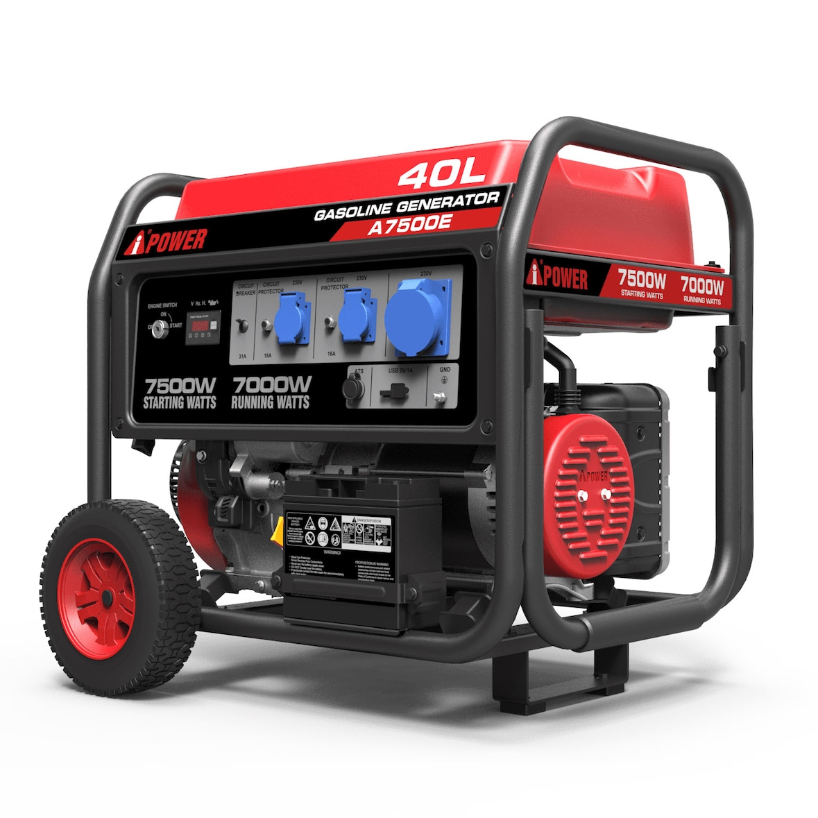 Generatore di corrente A-Ipower A7500E - Monofase - 7 kW