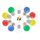thumbnail of Ampoules guinguette LED 2W multicolore E27 plastique lot de 10 professionnelle