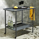 thumbnail of Desserte intérieur à roulettes en acier anthracite