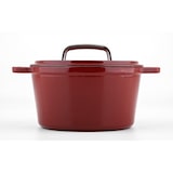 thumbnail of CS KOCHSYSTEME, ALPEN 14cm Minitopf rot, Gusseisen emailliert, backofenfest,induktionsgeeignet