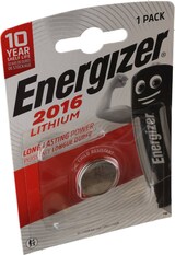 thumbnail of Energizer Batterie Lithium, Knopfzelle, CR2016, 3V Electronics, Retail Blister (1-Pack)