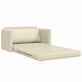 thumbnail of vidaXL Schlafsofa 110cm Creme Kunstleder