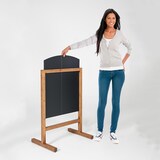 thumbnail of Panneau Ardoise Vertical Magnetique L 60 x H 78 cm Pieds Bois