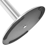 thumbnail of Danieli|Colonnina Segnapercorso con Nastro 3 metri| finitura Acciaio Spazzolato, base piatta Antinciampo |Transenna con Nastro Finitura Giallo