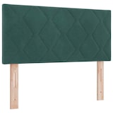 thumbnail of vidaXL Boxspringbett mit Kopfteil Dunkelgrün 90 x 200 cm Samt