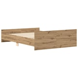 thumbnail of vidaXL Bettgestell ohne Matratze Artisan-Eiche 120x190cm Holzwerkstoff