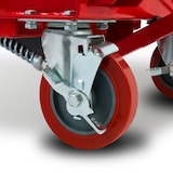 thumbnail of EBERTH Hydraulik Scherenhubtisch 300 kg Traglast, 820x520 mm Tisch, 270–800 mm Hubhöhe, Bremse, Pedal, Anti-Rutsch