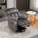 thumbnail of HOMCOM sillón relax levanta personas eléctrico con reposapiés 2 bolsillos mando a distancia y reclinación eléctrica hasta 135°