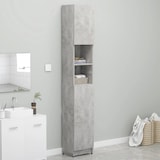 thumbnail of vidaXL Badezimmerschrank Betongrau 32x25,5x190 cm Holzwerkstoff