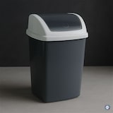 thumbnail of Abfalleimer MAULswing 5 L, Schwingdeckel, Kunststoff