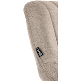 thumbnail of Set de 2 Taburetes de bar Milet en tela Gris topo/Metal negro mate