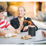 thumbnail of Caminetto da tavolo a pellet RedFire Volcano Small – acciaio verniciato a polvere – Ø14 cm – altezza 18,7 cm – nero