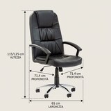 thumbnail of Poltrona Direzionale Ergonomica Ufficio Scrivania Studio Regolabile