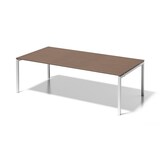 thumbnail of Bisley Cito Konferenztisch - Meetingtisch XXL Schreibtisch in Nussbaum - Gestell: verkehrsweiß