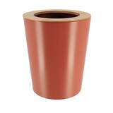 thumbnail of Poubelle de salle de bain 5L en métal Terracotta avec couvercle en Bambou