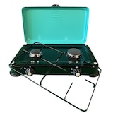 thumbnail of Réchaud à gaz 2 feux 3200W Brûleurs et Grille en fonte amovibles lavables Plaque de Cuisson gaz Butane ou Propane GOLD II INTEC