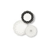 thumbnail of Excelsa Geschirrset 18-Teiliges Alice Porzellan Weiß Und Schwarz