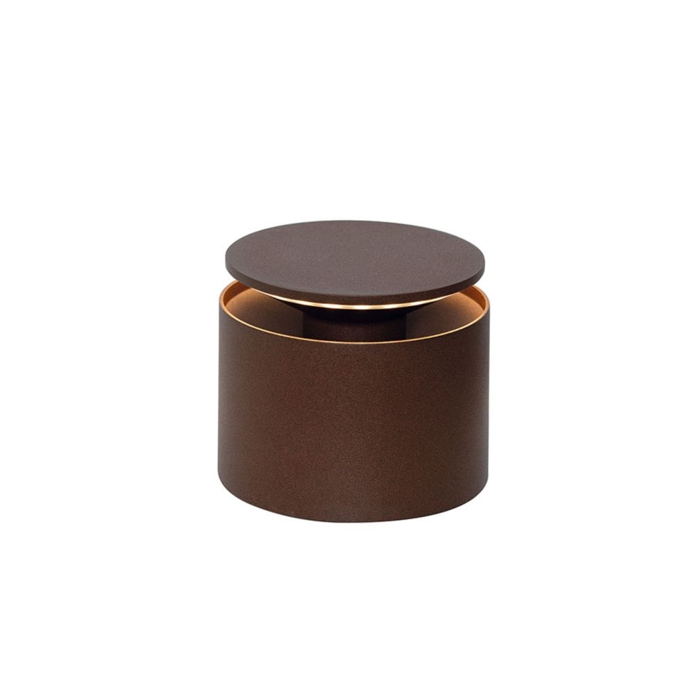 Lámpara de mesa LED portátil y recargable Push Up Corten