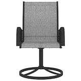 thumbnail of Juego muebles de jardín 4 pzas y cojines acero gris antracita 41