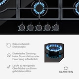 thumbnail of Ignito Chef Edition 5 Zonen Gaskochfeld 5-flammig Sabaf-Brenner Glaskeramik Schwarz