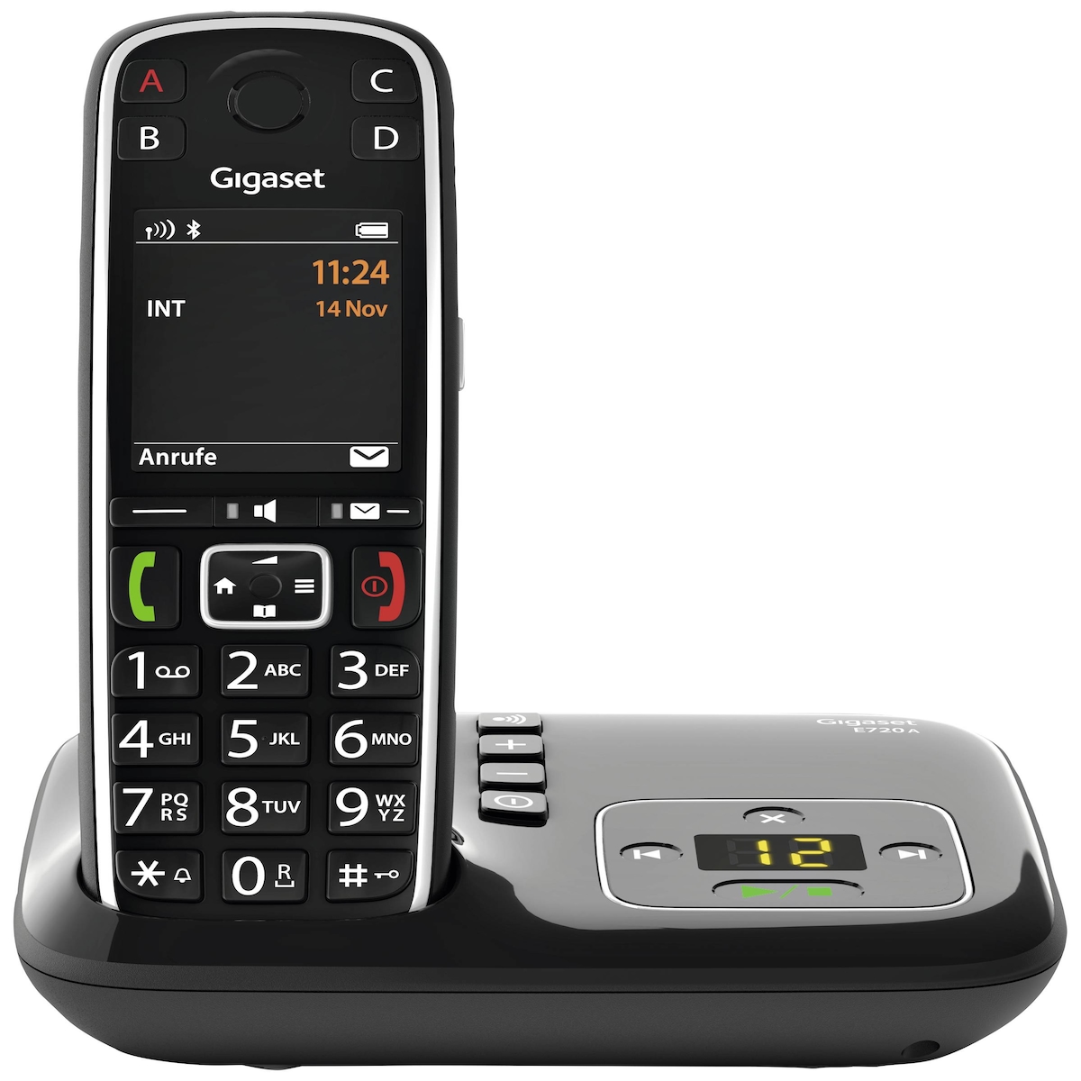Gigaset E720A DECT, GAP, Bluetooth? Schnurloses Telefon analog Anrufbeantworter, B S30852-H2923-B101