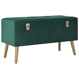 thumbnail of Helloshop26 - Banc banquette avec compartiment de rangement 80 cm vert velours 02_0010985