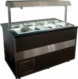 thumbnail of Gastro Kühltheke Kaltetheke Salatbar Kühlvitrine 1500x800x1350mm, für 4 x 1/1 GN