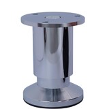 thumbnail of 8 Möbelfüße Sofafuß Möbelbeine CHROM GLANZ Höhe 15 cm 38 mm stabile Ausführung Sofa Bett Schrank