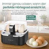 thumbnail of Emerio Smart Eierkoker Elektrisch - Voor 6 Eieren - 400W - spraakmeld. - Hard, zacht en medium gekookt tegelijk - EB-123177.12 - Eierkoker Zwart