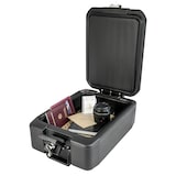 thumbnail of HMF 250442 Feuerfeste Geldkassette abschließbar, DIN A4, 41 x 28 x 15,5 cm, Schwarz