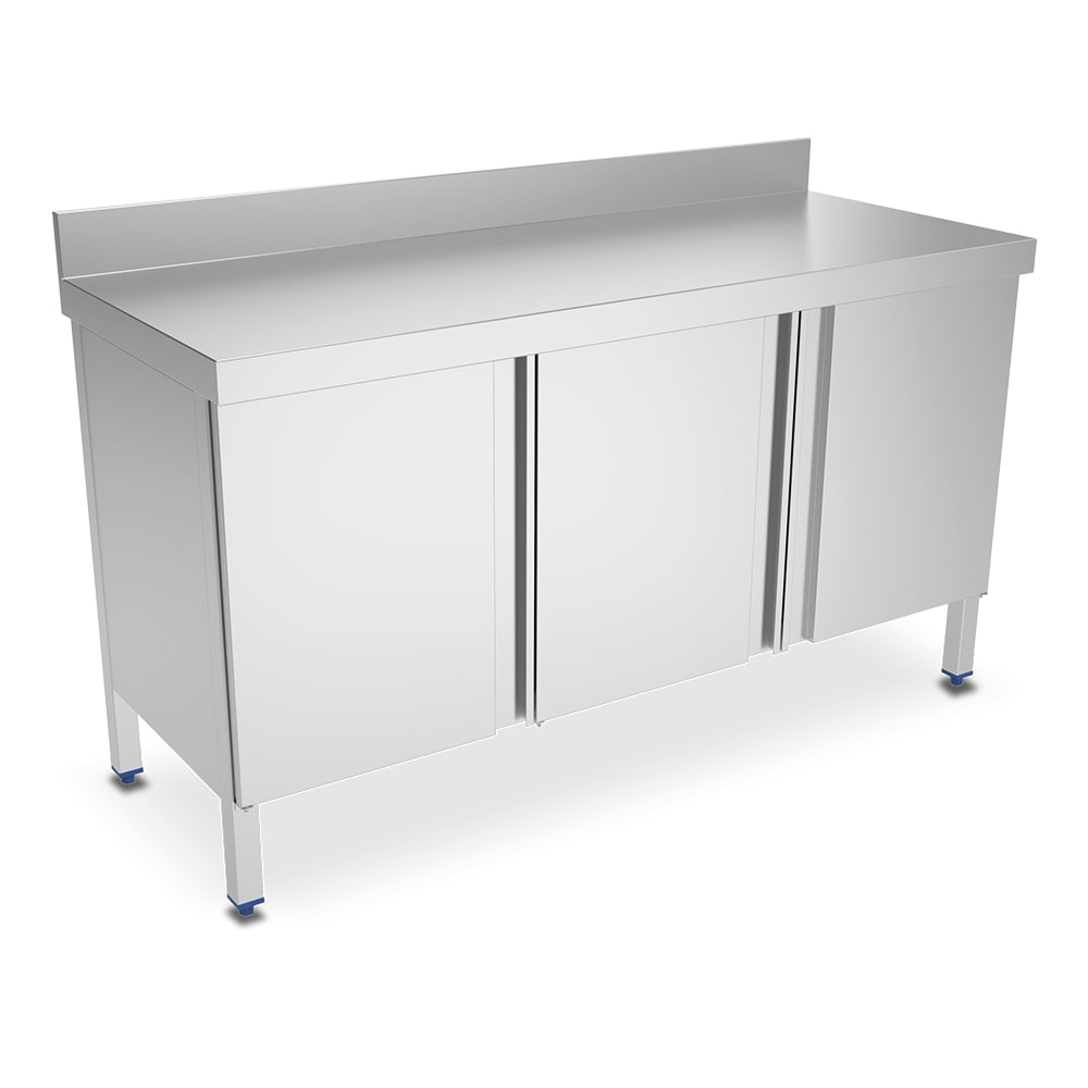 Mesa mural c/3 puertas abatibles 1500x600x850 mm.  de Fricosmos