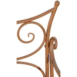 thumbnail of Banc de jardin au style antique Tara en fer forgé Marron antique