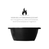 thumbnail of Boska Fondueset Party Mini - Fondue für Käsefondue - Mit teelicht - 300 ml - Spülmaschinenfester - Fonduetopf - Schwarz - Gusseisen
