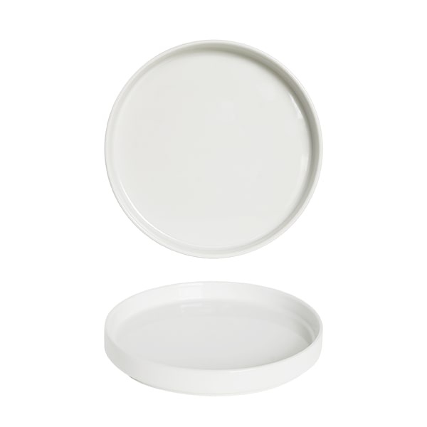 Piatto Oslo Piano cm.28 Bianco