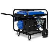 thumbnail of EBERTH 5500W Notstromaggregat, Fahrwerk, E-Start, 13 PS 4-Takt-Benzinmotor, 230V & 12V, AVR, Ölmangelsicherung, Tankanzeige