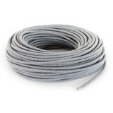 thumbnail of Fil Électrique Tissu Beige et Bleu 3x0,75mm² - Câble Électrique Textile de Qualité