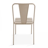 thumbnail of Sedia da bar bistrot in metallo color taupe - Oviala