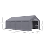 thumbnail of Outsunny Tendone da Giardino per Feste 7.95x3.95m con Porte a Cerniera