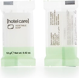 600 Seifen Hotel Care eckig 8 mm x 52 mm x 33 mm weiss pflanzlich im Flow Pack