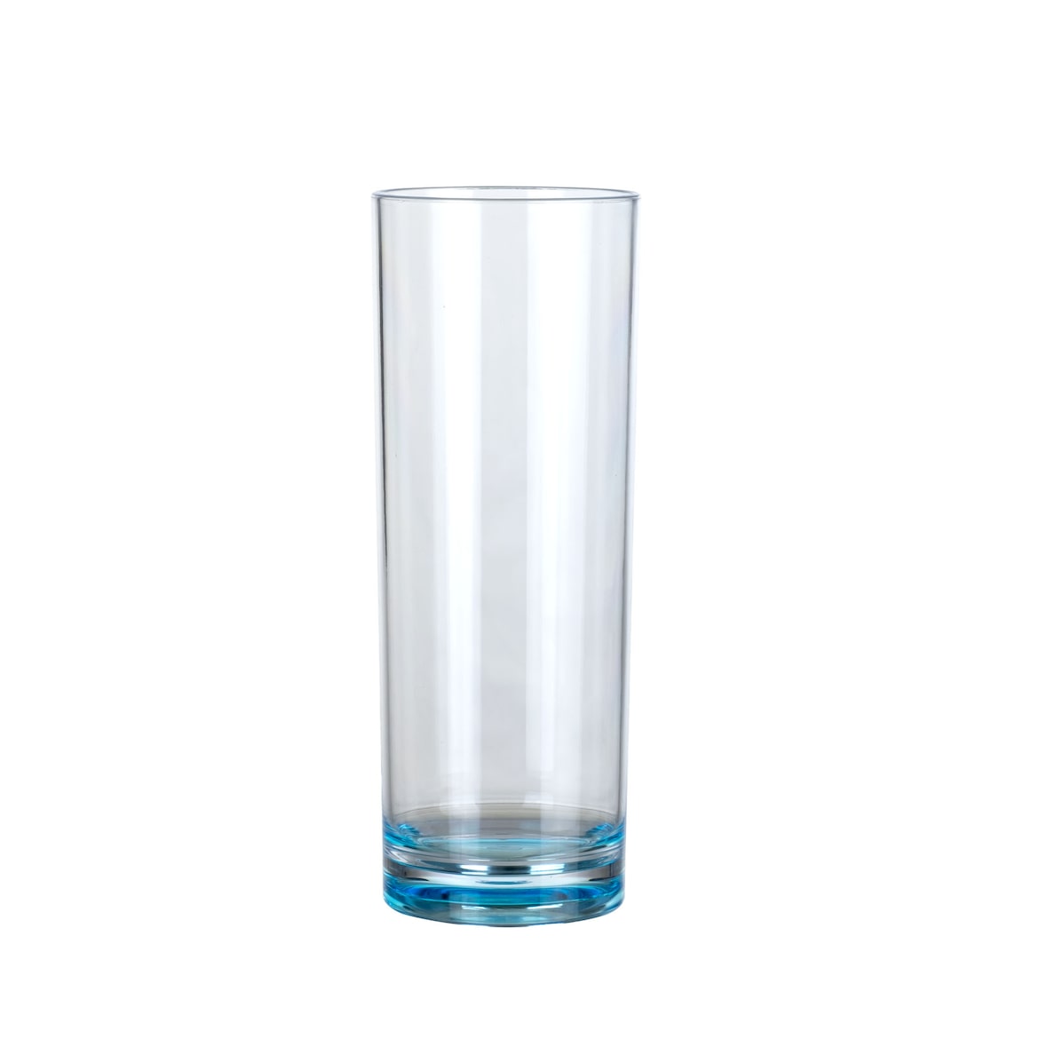 Milano Longdrinkglas blue line 2er Set aus Polycarbonat 330 ml bruchfest BPA-frei leicht – für Longdrinks Softdrinks