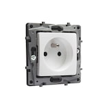 thumbnail of Prise 16A 2P+T NILOÉ Plastique blanc/gris 1 module 664745 LEGRAND